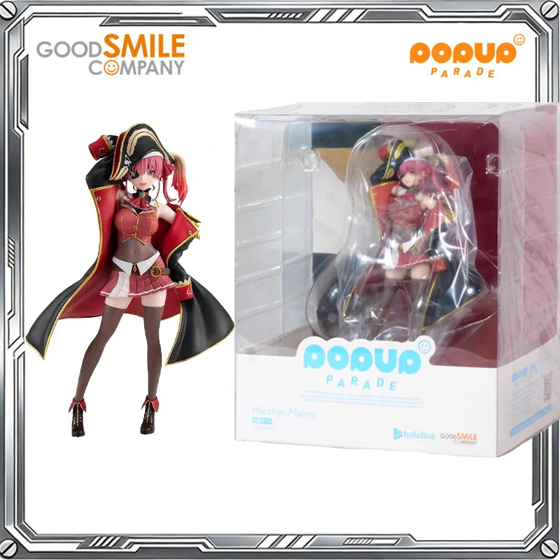Good Smile Original POP UP PARADE hololive Anime Akai Haato Ookami Mio Aqua Sakamata Chloe Houshou Marine Action Figures Gift