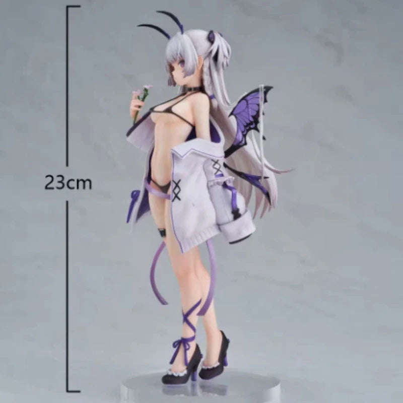 Anime Purple Butterfly Girl Figure Bechuania Figure beautiful Girl Action Figurine Model Statue Doll Collection Decor Adult Gift