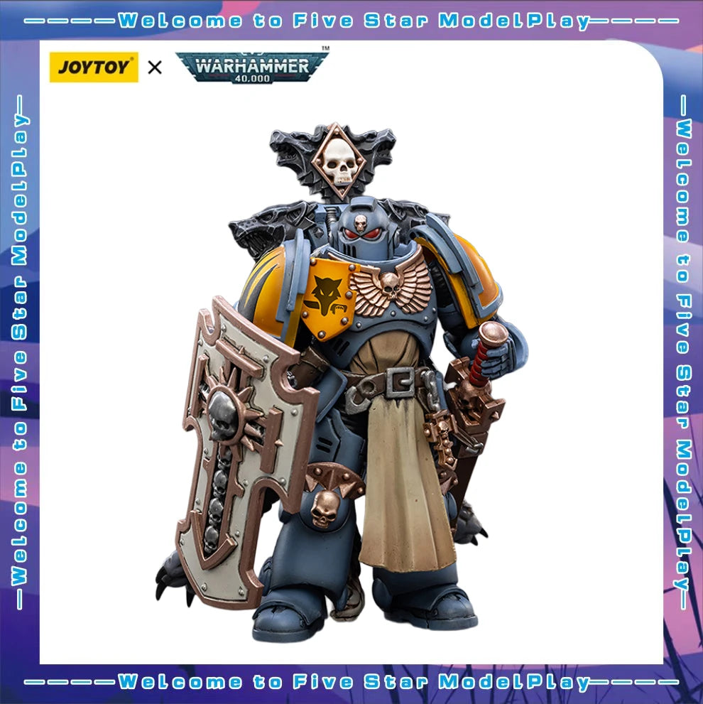 【FS】JOYTOY Warhammer 40K Scale 1/1 Action Figures Space Wolves Ragnar Blackmane Models Toys Gifts