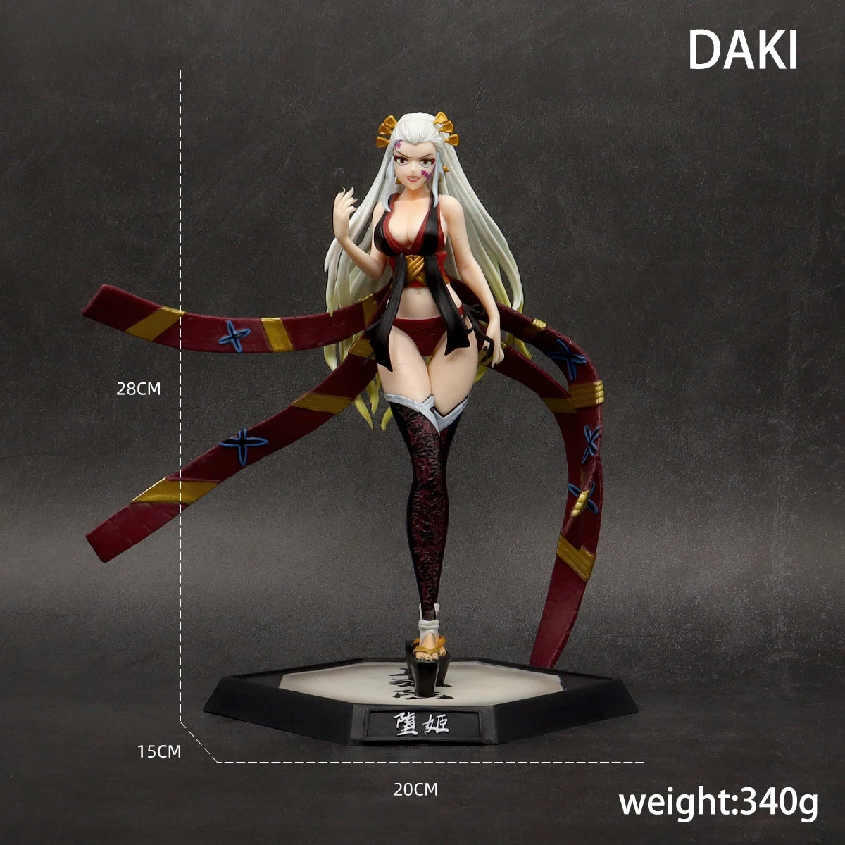 28cm  Demon Slayer Anime Figures DAKI SHINOBU Muzan 12 Style Action Figure Statue Model Doll Collection Toys Gifts