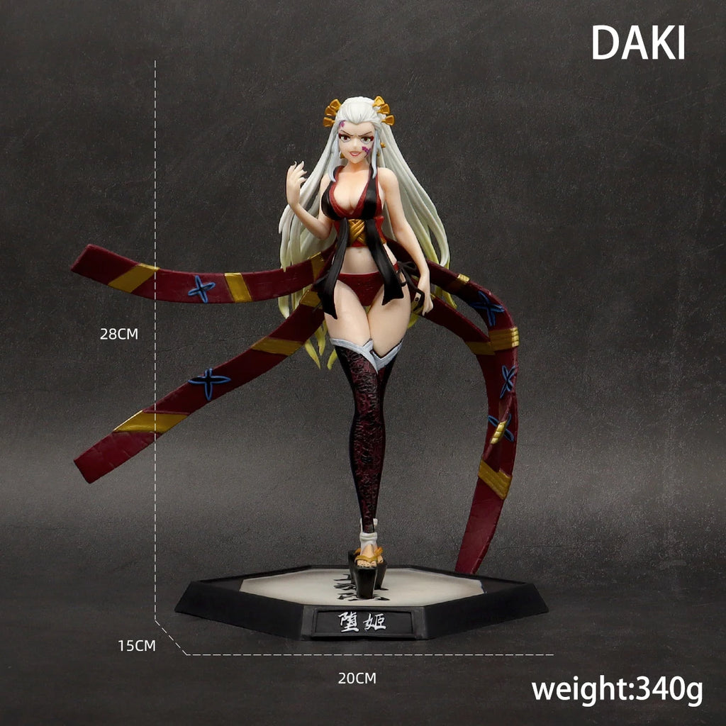 29cm  Kimetsu no Yaiba Anime Figures Yoriichi Daki Gyutaro 12 Style Action Figure Statue Model Doll Collection Toys Gifts