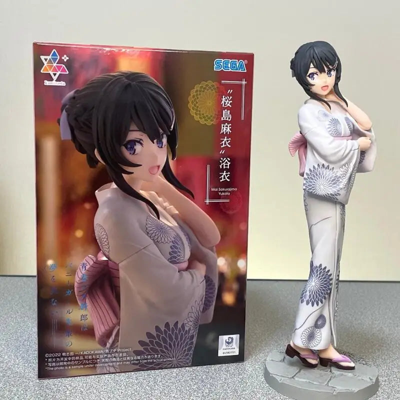 Genuine SEGA Luminasta Rascal Does Not Dream Of Bunny Girl Senpai Sakurajima Mai PVC 22CM Figure Anime Boxed Toy Gift Original