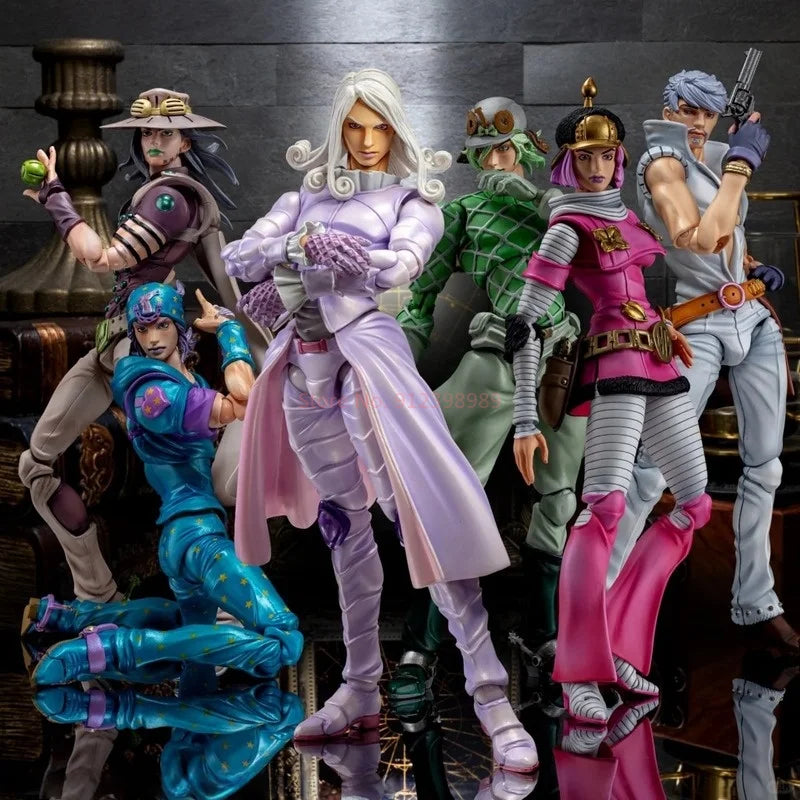 Medicos Super Action Statue Funny Valentine JoJo's Bizarre Adventure Steel Ball Run Collectible Anime Action Figure In Stock