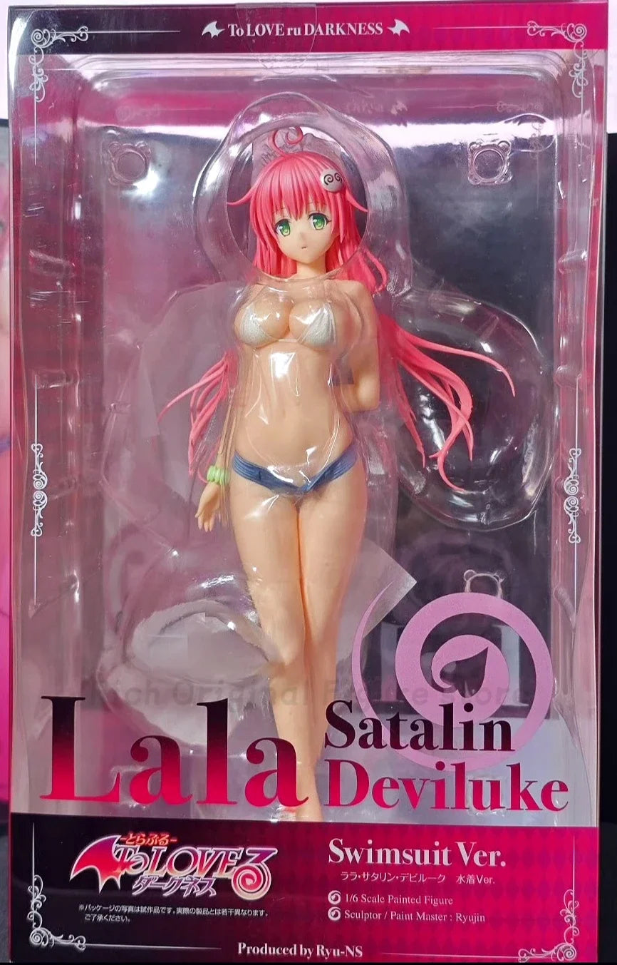 【In Stock】AmiAmi To Love-Ru Darkness Lala Satalin Deviluke Swimsuit Version Anime Figures Collection