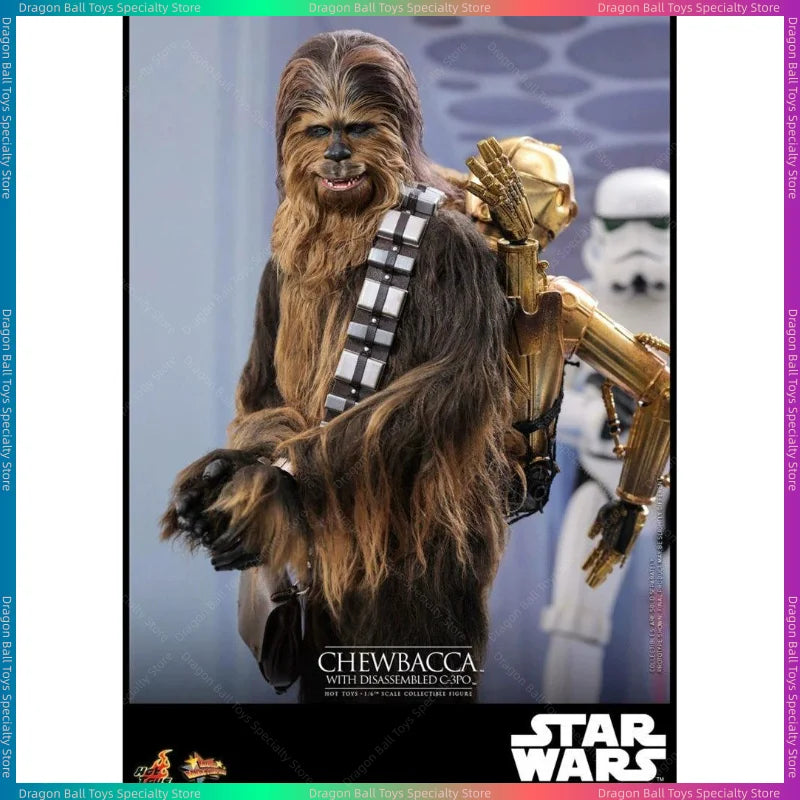 【In Stock】HOTTOYS HT 1/6 MMS766 Star Wars:Episode V—The Empire Strikes Back CHEWBACCA with Disassembled C-3po Action Figure Toy
