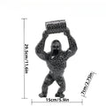 ERMAKOVA Creative Resin Sculpture Gorilla Decoration Lift The Bucket Gorilla Figure Statue Living Room Cabinet Decor