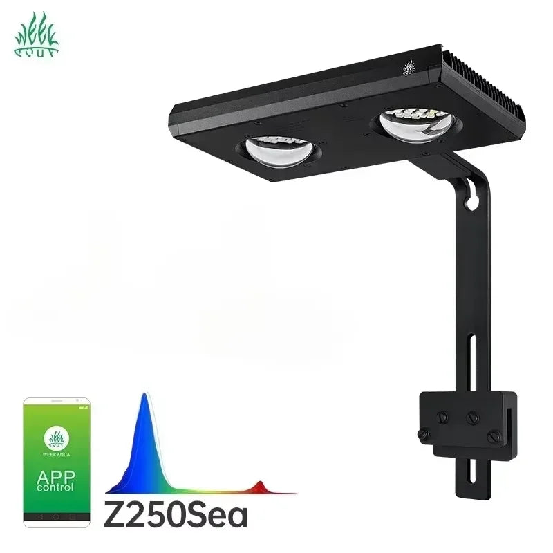 Week Aqua Z Series Z250 Z400 Bluetooth 3.0 Aquarium Marine Light Fully Programmable A8se Led Saltwater Coral Reef Lamp