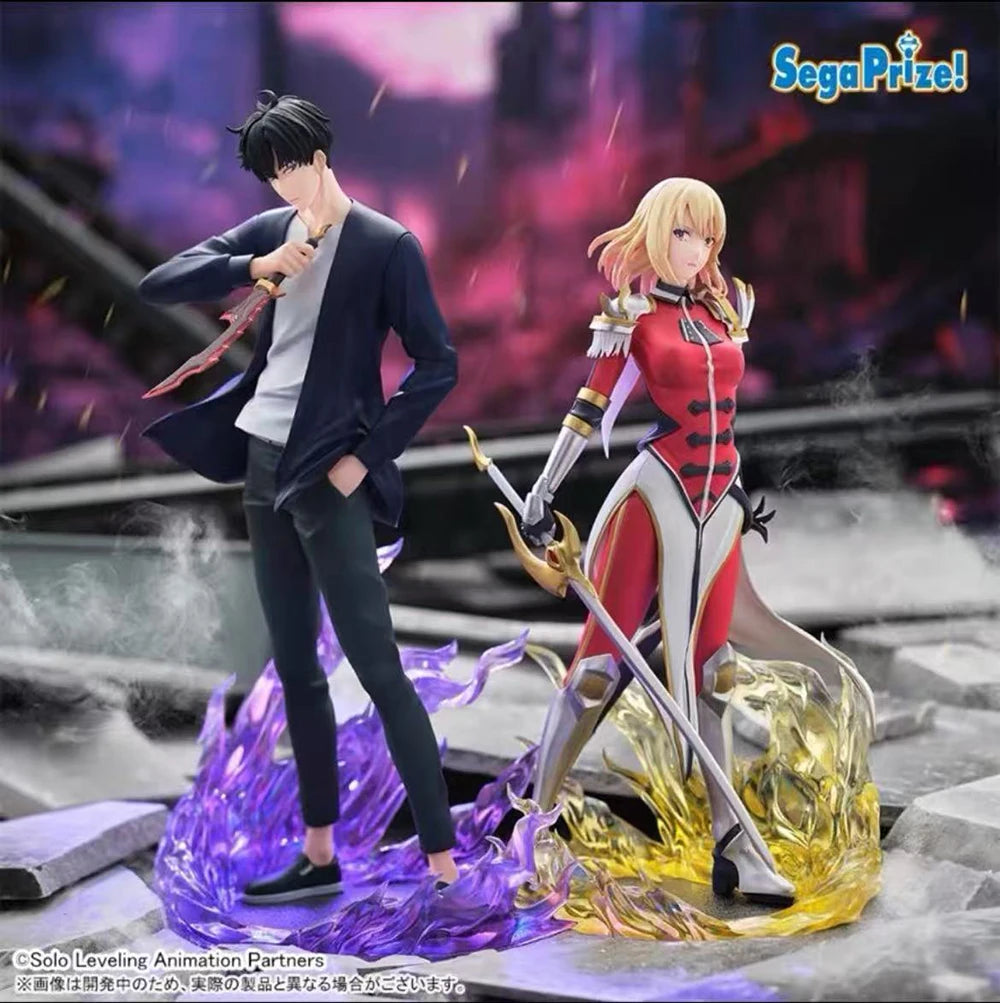 100% Original SEGA Xross Solo Leveling Cha Haein Garage Kit Collection Series Anime Figure Model Decoration Model Toys