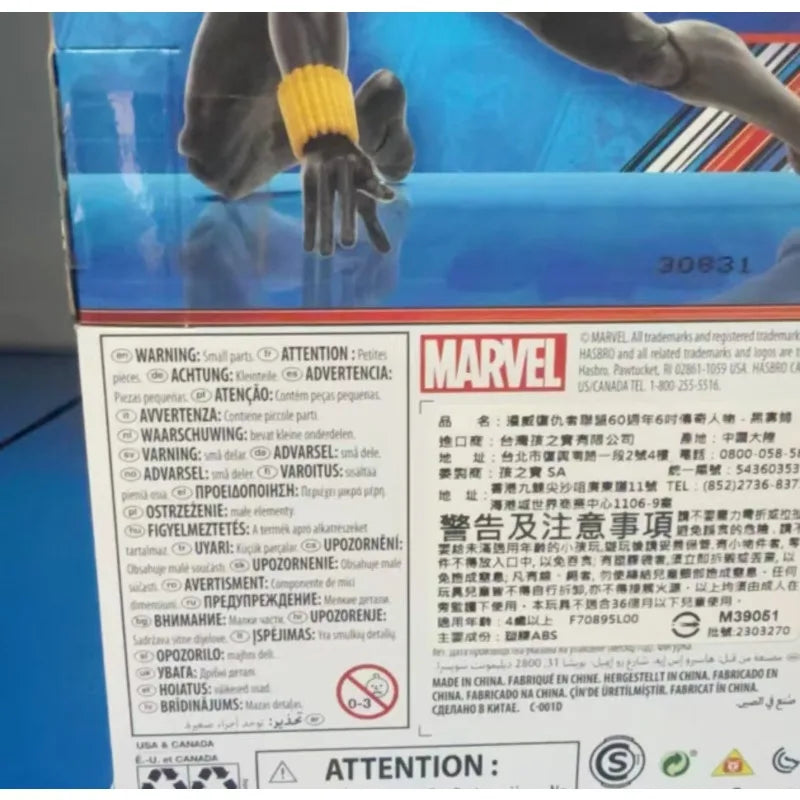 Original Hasbro Marvel Legends Series BLACK WIDOW Anime Figure Toy Collection Model