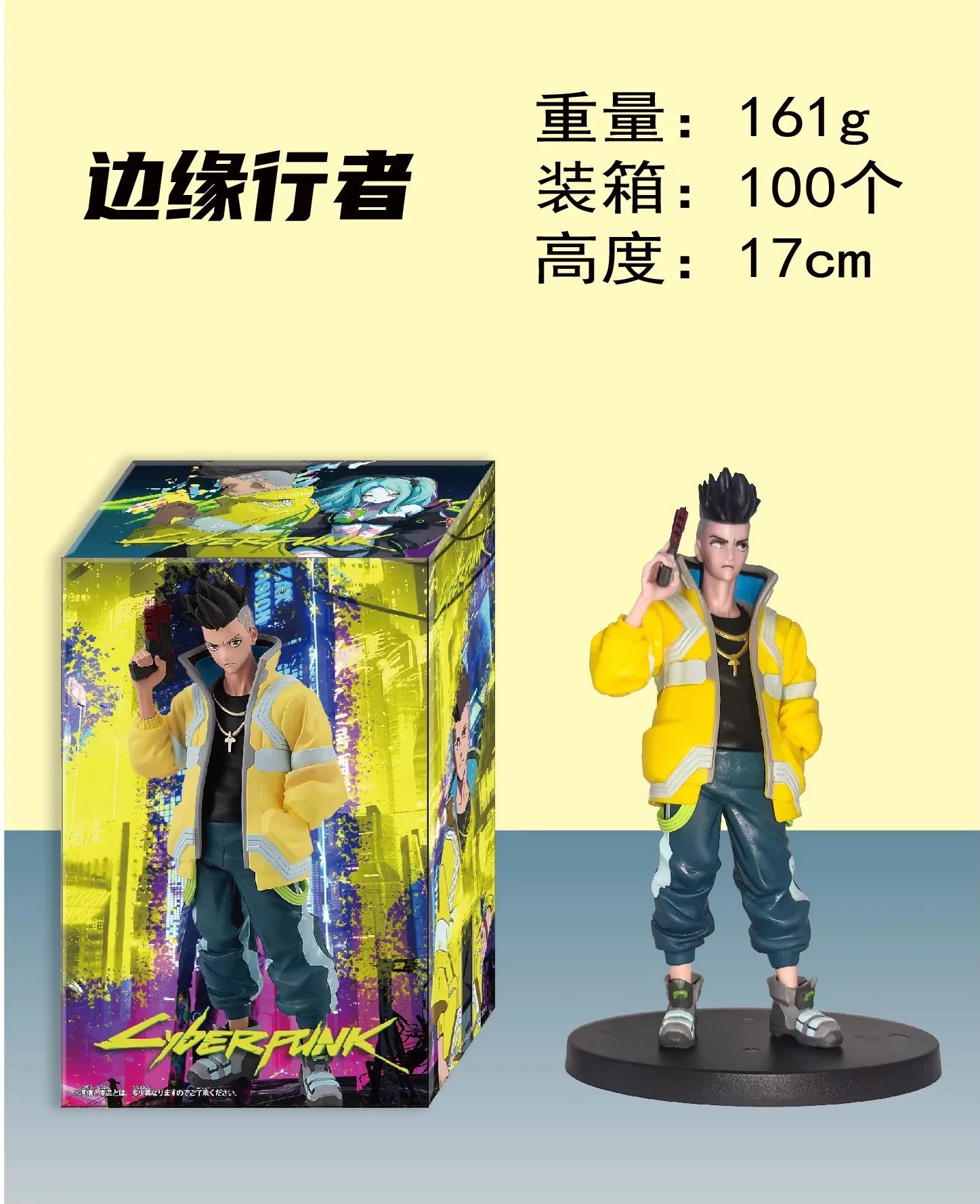 Anime Game Cyberpunk: Edgerunners DAVID LUCY REBECCA Figure Standing Model Toy Gift Collection Aciton Figure PVC Desk Decoration
