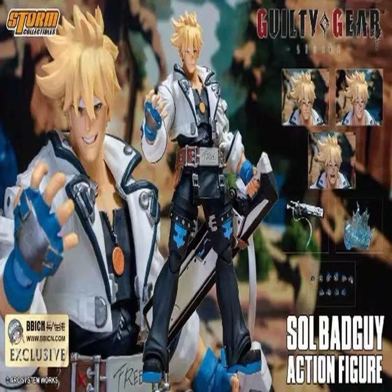 Storm Toys Guilty Gear White Top Version Sol Badguy 1/12