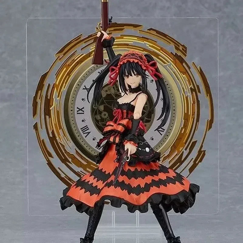 Date A Live-Protagonist Tokisaki Kurumi Artikulierte Actionfigur Spielzeug Desktop-Raum-Ornament Jungen Fan Geburtstagsspielzeug Geschenk