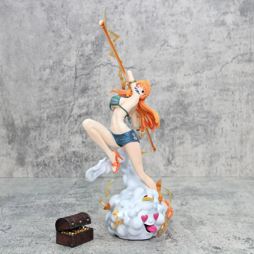 30 cm One Piece Anime Figur Nami Hot Girl Action Figur Hentai PVC Statue Modell Zimmer Sammlung Dekoration Spielzeug Ornamente Geschenk