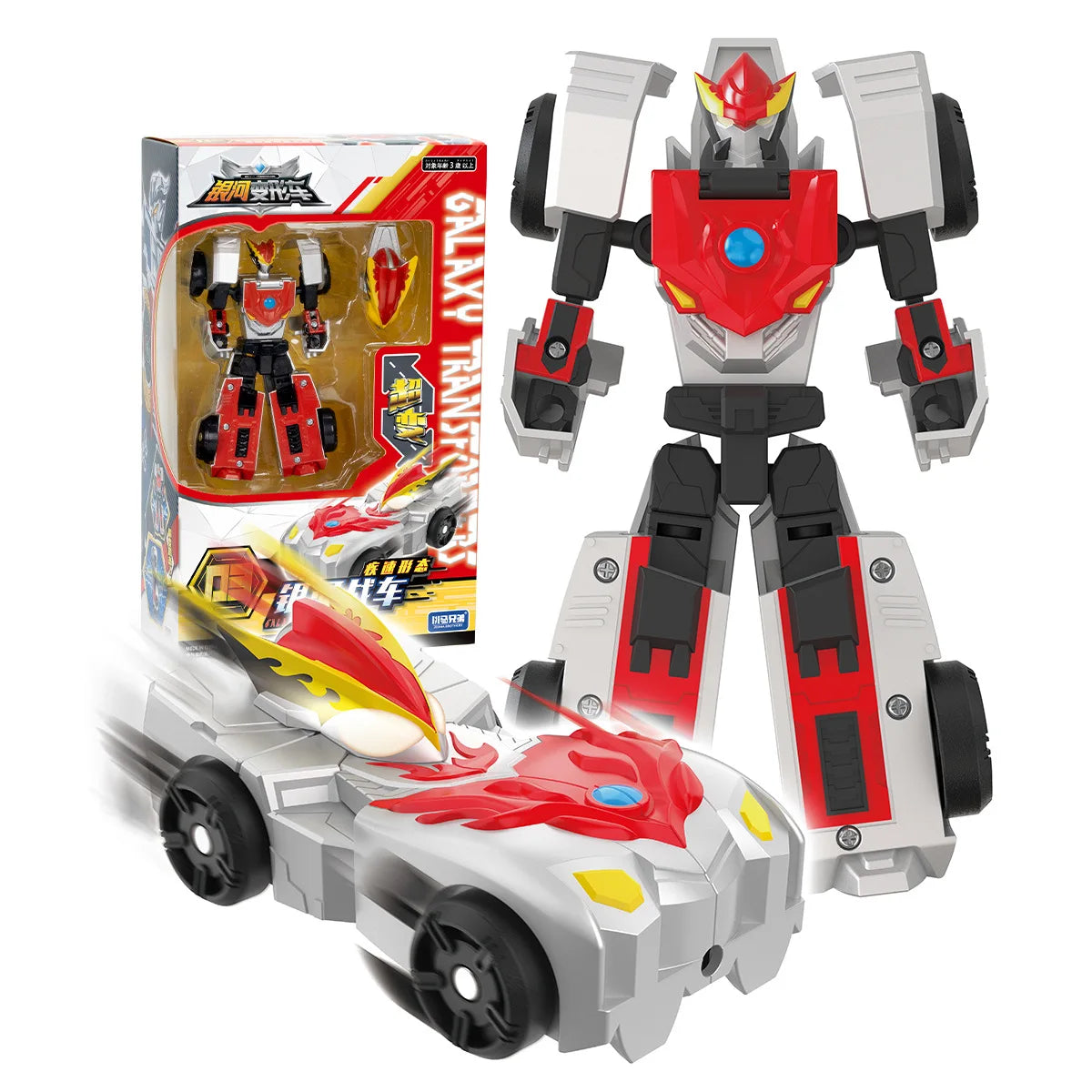 Children's toy transformation tank YH101 transformation five in one robot car racing model hero 3