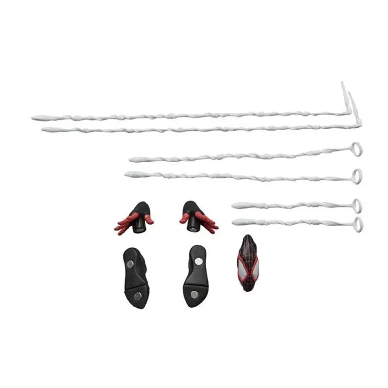 CT Toys Maf 092 Spiderman Miles Morales Action Figure Ultimate Spiderman Figurine PVC Collection Comics Miles Model Toys