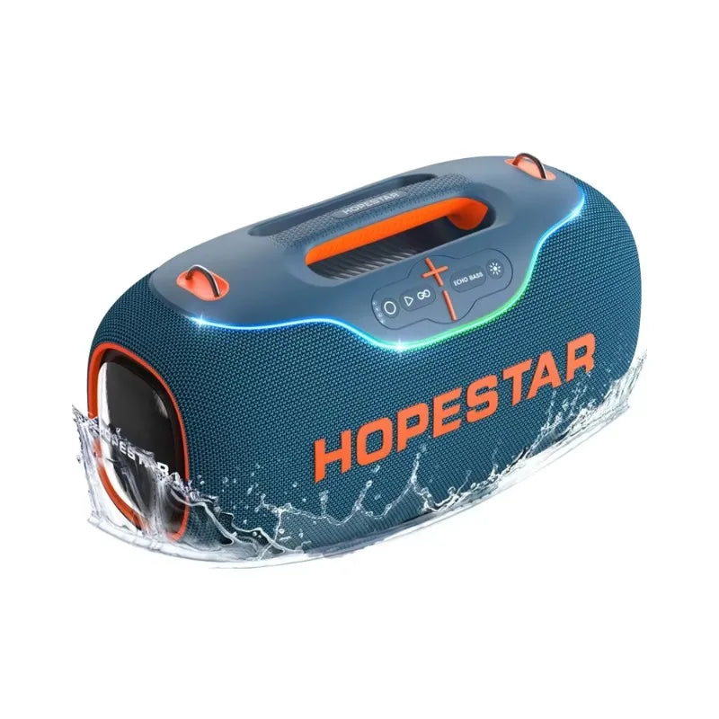 Hopestar A80 350W Output Portable Subwoofer Bluetooth Speaker High Quality Fashion Design LED TF Card AUX TWS IPX6 Waterproof