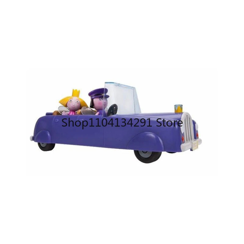 Original Ben And Holly's Little Kingdom Ben's Elf Horn Figures with Accessories Royal Car Collect Play Action Figures Kids Gift