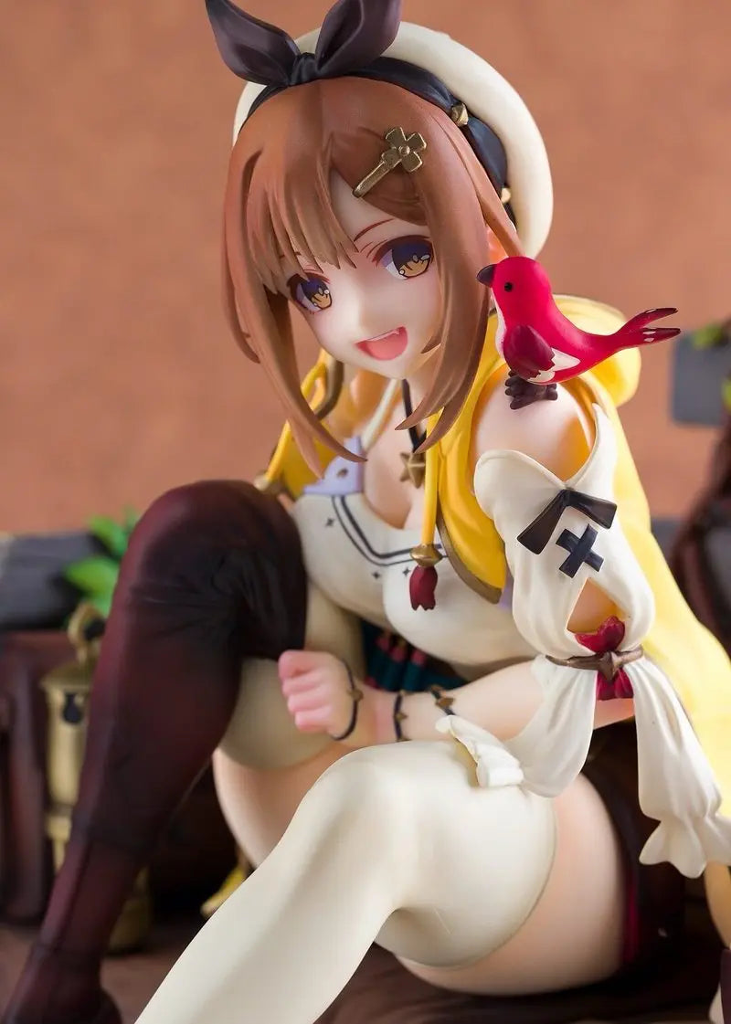 Atelier Ryza Anime Figure Sitting Pose Collectible Pvc Model Desktop Ornament Home Decor For Anime Collectors And Hobbyists