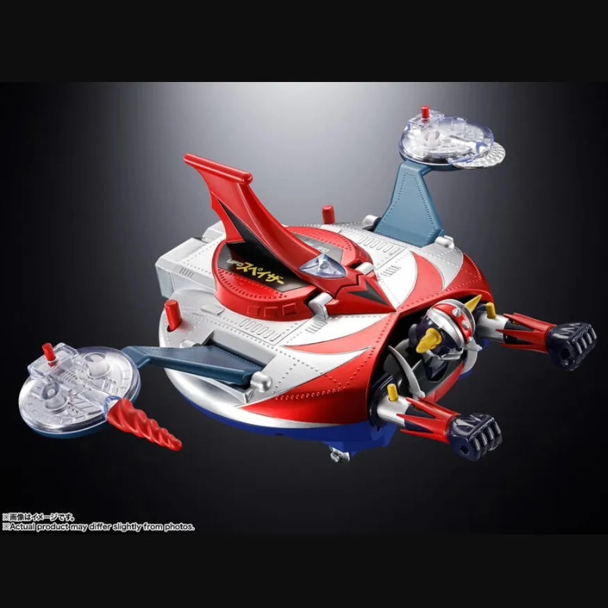 Genuine DELUXE GRENDIZER&SPAZER UFO Form Anime Figure CHOGOKIN 1975 Replica Action Figurine Collectible Model Toys Gift IN STOCK