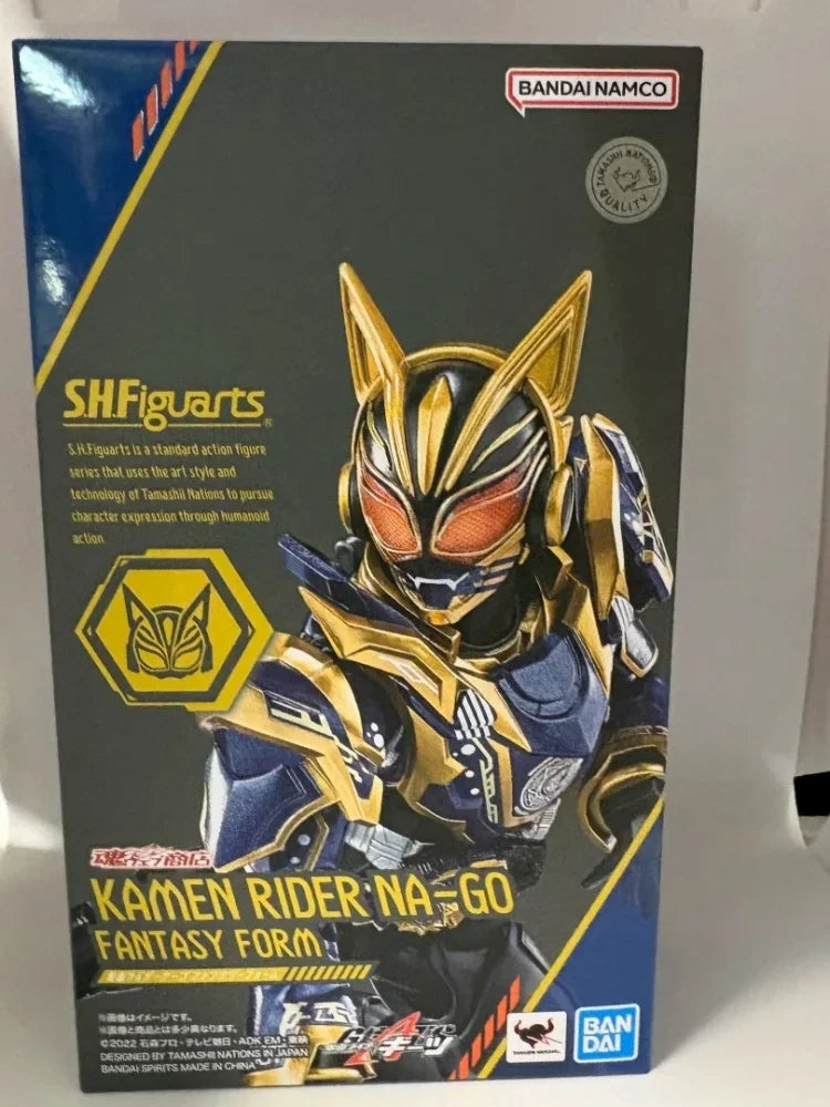 Bandai In Stock 14cm Limited Shf Kamen Rider Geats Nago Fantasy Form Collectible Action Figure For Adult Collection