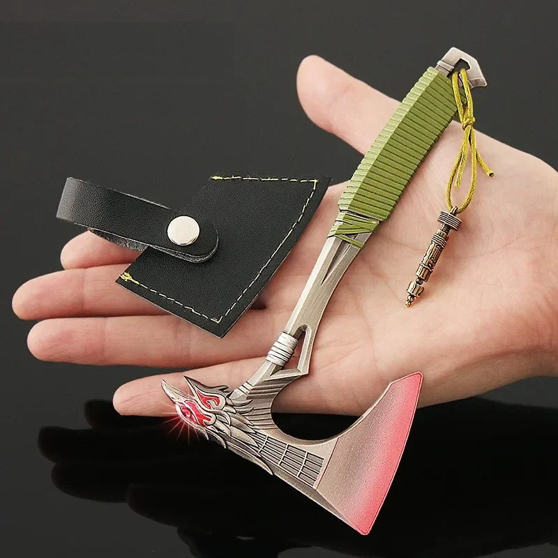 15cm/5.9in Apex Legends Heirloom Raven's Bite Axe Knife Toy Sword Cosplay Metal Knive Model Game Peripheral Kids Toy Gifts Boys