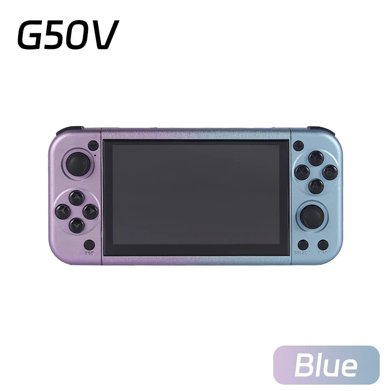 G50V PSP 5-inch 64GB 2500mAh portable handheld game console arcade suitable for PSP/PS1 retro TV game controller boys' gift