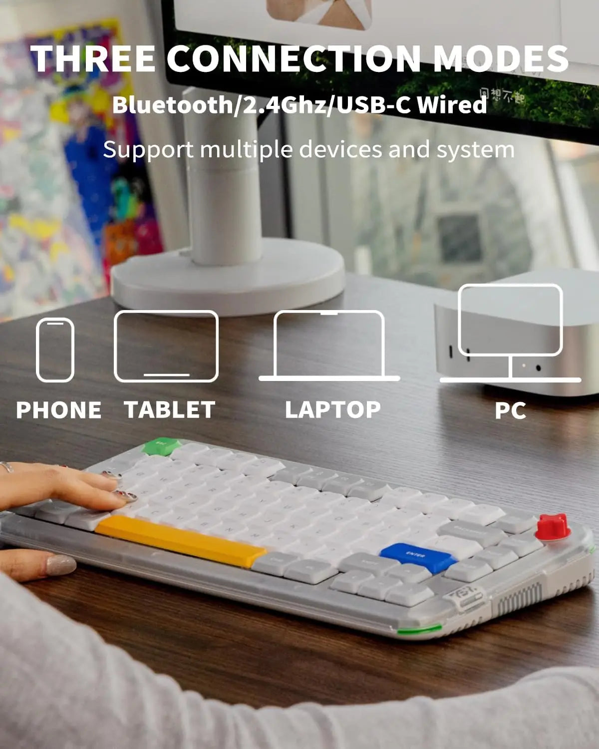 NuPhy® NuPhy Kick75 Hybrid-Profile Custom Mechanical Keyboard Firmware NuPhyIO