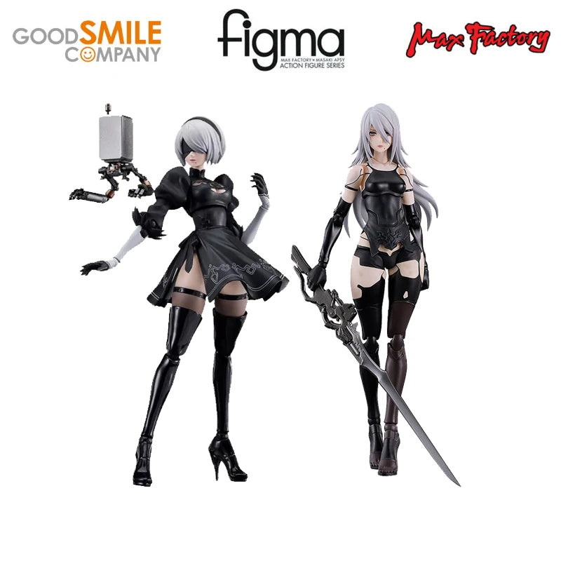 Good Smile Original Max Factory figma A2 649 2B 643 NieR:Automata Ver1.1a Anime Action Figures Kids Gift Collectible Model