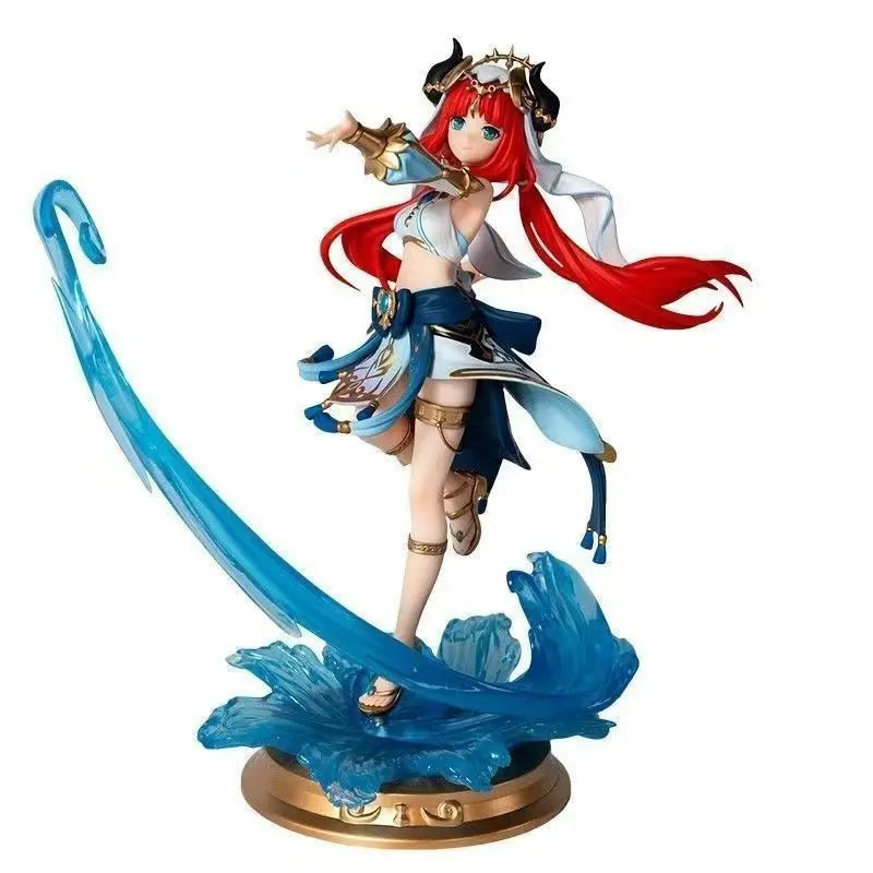 Genshin Impact Nilou Floral Dancer Action Figure PVC Model Statue Elegant Pose Game Collectible Desktop Decoration Toy Boys Gift
