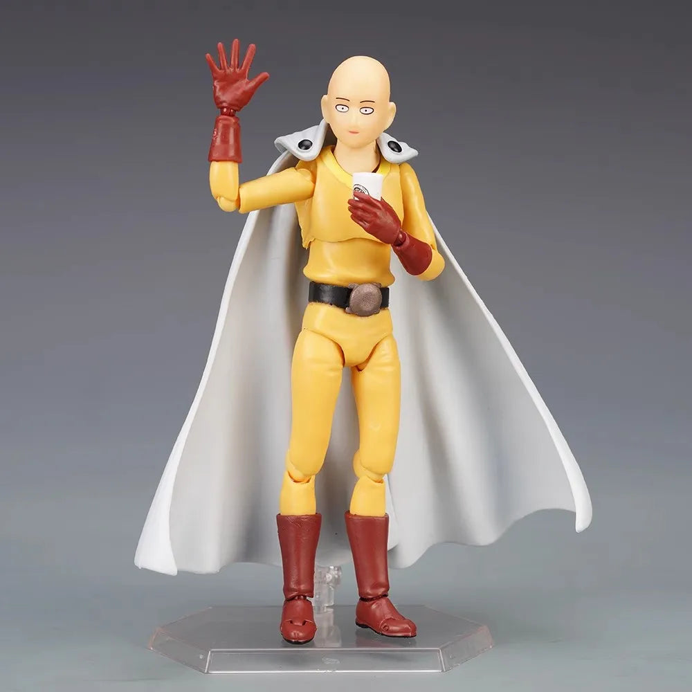 Anime Saitama One Punch Man Figma 310 PVC Action Figure Collectible Model Toys