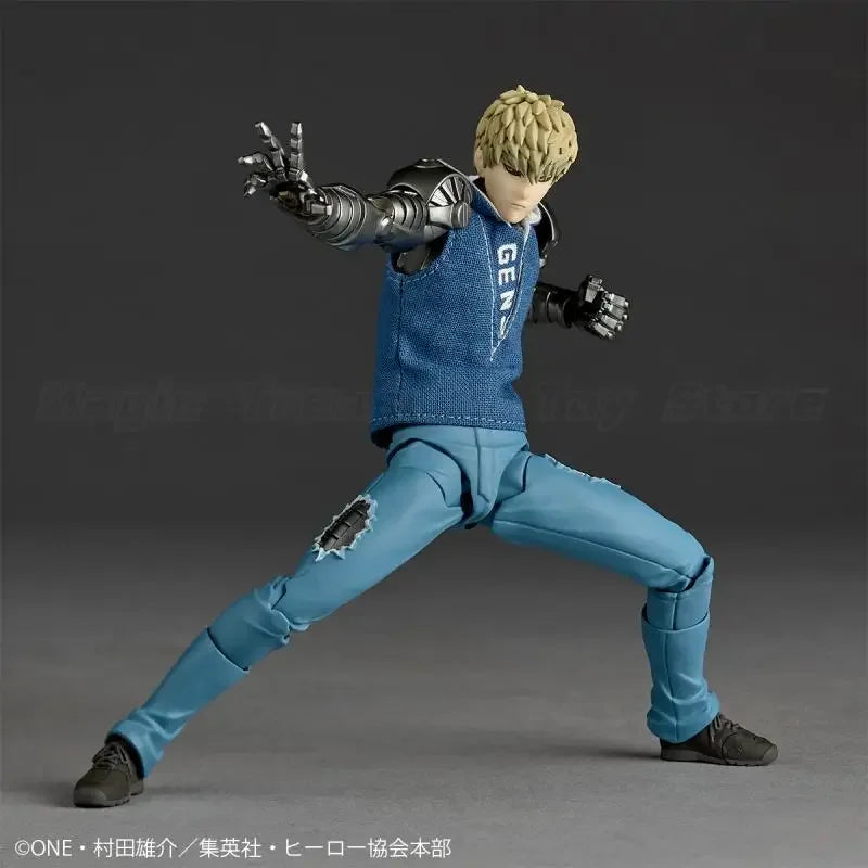 【MT】KAIYODO Revoltech AMAZING YAMAGUCHI One-Punch Man Genos Action Figure Model Toy
