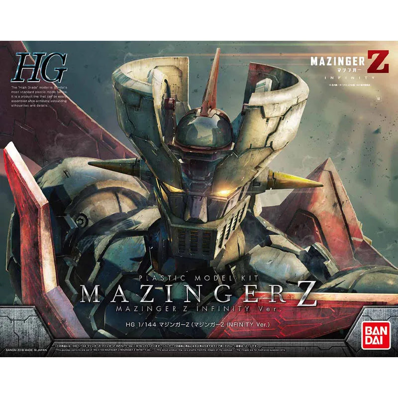 Bandai Original Genuine Figure Mazinger Z Model Kit Anime Figures HG Mazinger Z Infinity Collection Action Figure Model Toys