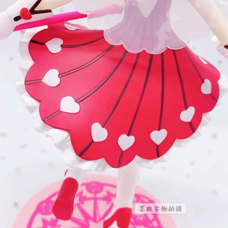 20cm Anime Figure Card Captor Kinomoto Sakura Model Figurines Genuine Lovely Girl Decorative Collectible Adult Kids Dolls Toy Gi