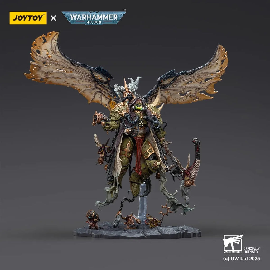 【In Stock】Original Genuine JOYTOY Mortarion Demon Nurgle Prime 40K 1/18 Figure Finished Model Kit Anime Figure