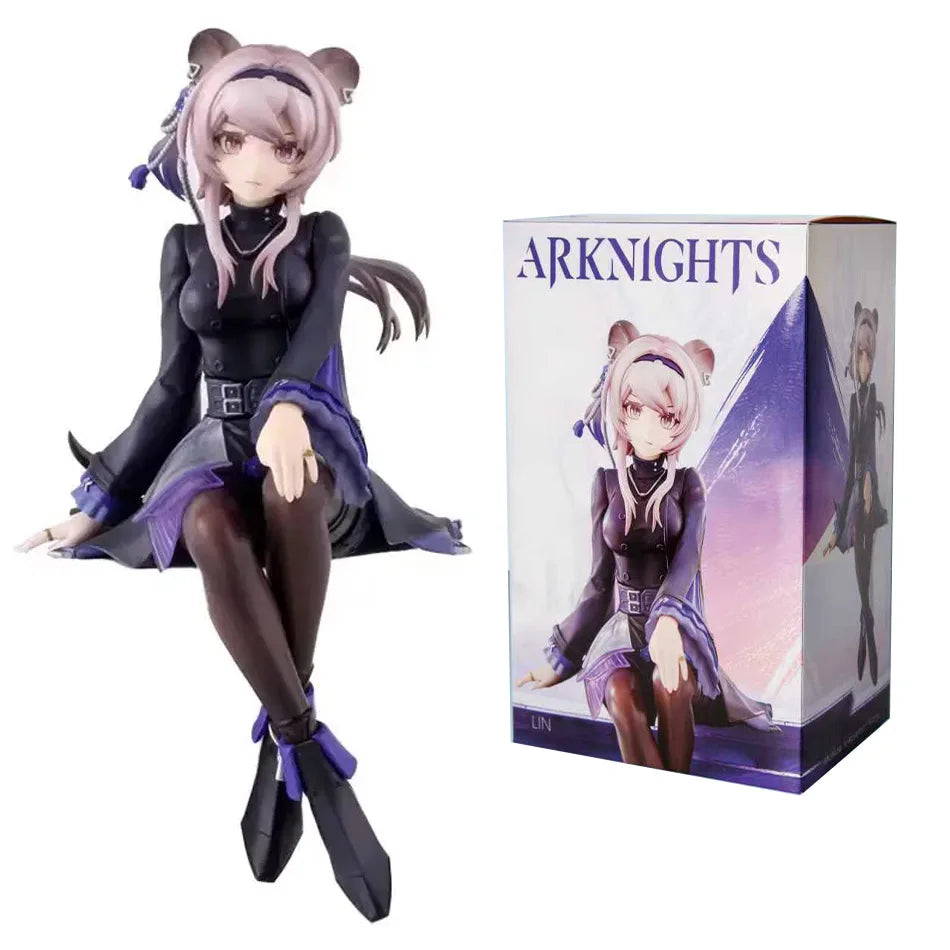 Hot Noodle Stopper Figure Arknights Lin Anime Figure Action Figurine Model Figuart Decoration Christmas Gift