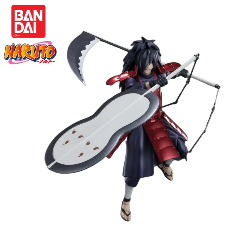 100% Genuine In Stock Original Bandai Naruto S H Figuarts Anime Merchandise Action Figure Uchiha Madara Figurine Ornaments Model