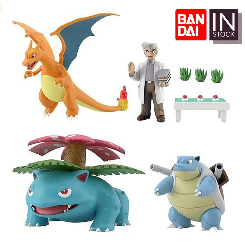 [In Stock] Original BANDAI Scale World [Original]- Okido Yukinari Hakase Venusaur Charizard Blastoise BDP