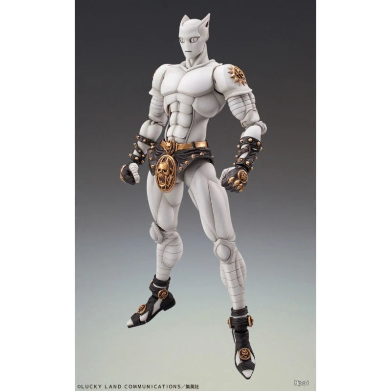 Medicos Super Action Statue Killer Queen JoJo Part 4 16cm Articulated Figure with Stray Cat Base Gifts Toys Model Original