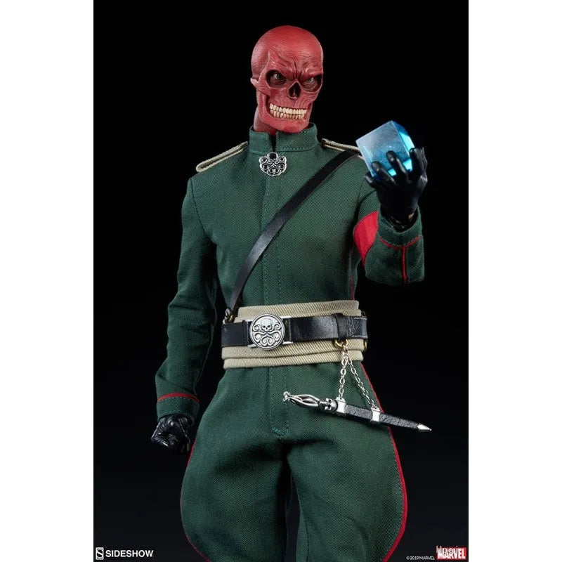 SIDESHOW Original Marvel Villain Red Skull 1\6 Series Red Skull Anime Action Figure Model Toys Model Ornaments Gifts Fo Boys