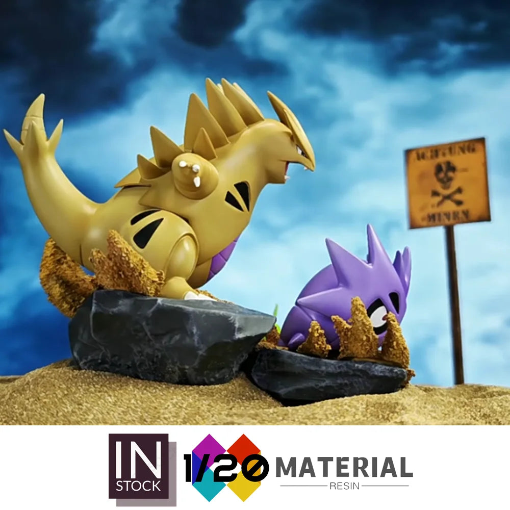 [In Stock]1/20 Resin Scale World [MOMENT] - Larvitar & Pupitar & Tyranitar