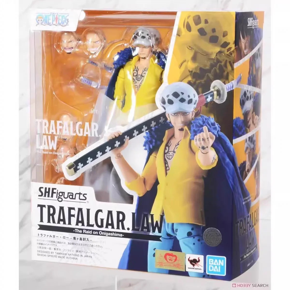 100%Original Bandai in Stock One Piece S.H.Figuarts SHF Sanji / Luffy / Zoro / Yamato The Raid on Onigashima Anime Figures Model