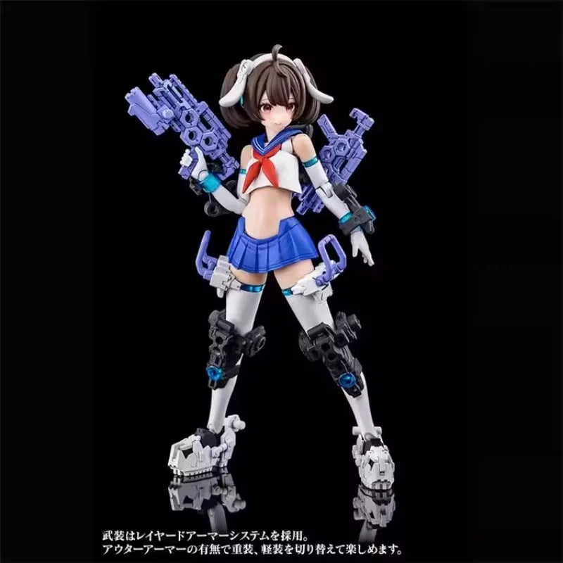 KOTOBUKIYA Original Anime Figure MEGAMI DEVICE 22 BUSTER DOLL GUNNER Mobile Suit Girl Action Figure Toys for Kids Gift
