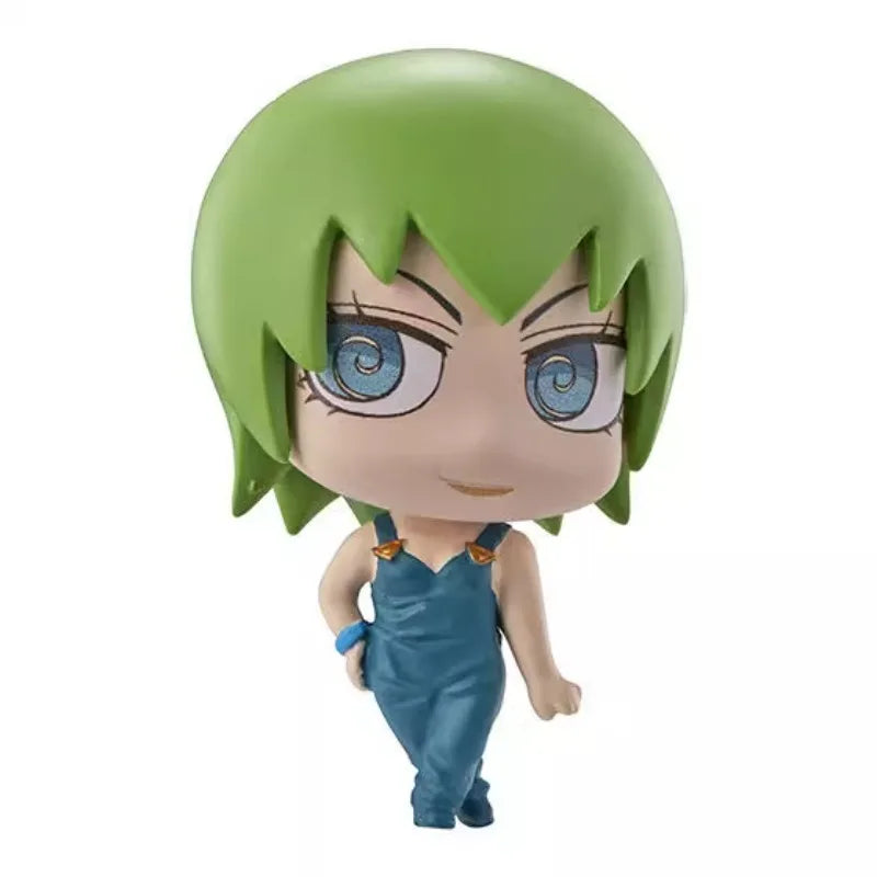 JoJo's Bizarre Adventure Gashapon Toys Jolyne Cujoh Foo Fighters Kujo Jotaro Ermes Costello Q Version Figure Ornaments Toys