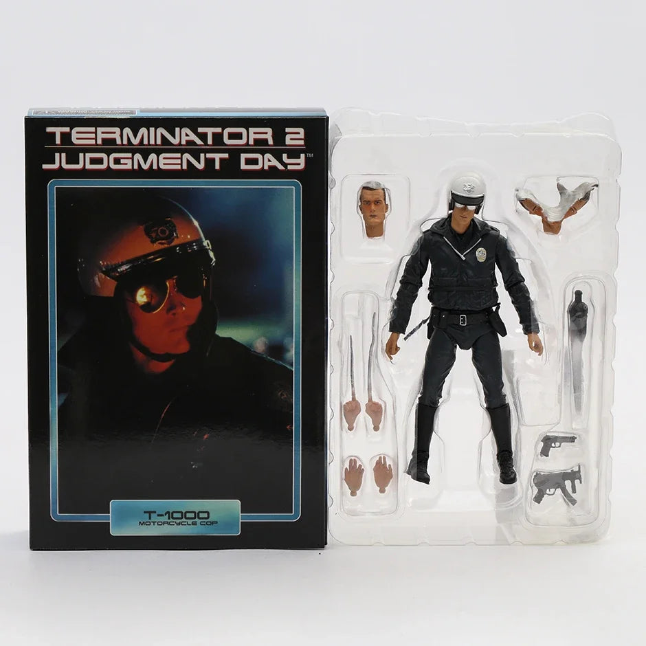 NECA Terminator 2 Judgment Day T-800 T-1000 PVC Action Figure Collectible Model Toy