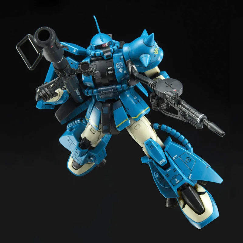 In Stock BANDAI Original Box RG 1/144 MS-06R-2 ROBERT GILLIAM S ZAKU2 Action Figure Model Toy Gift for Kids Foam Box Packaging