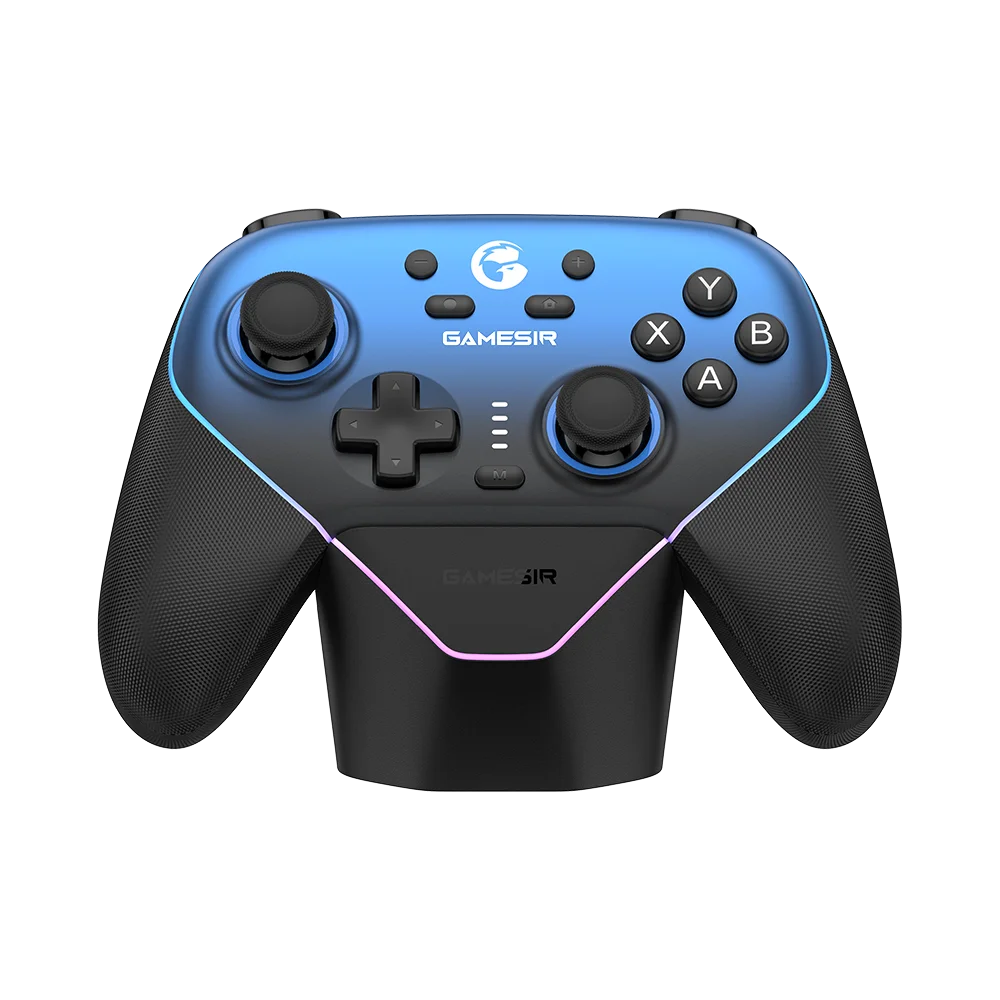GameSir Super Nova wireless controller with Charging Station Hall Effect Joystick for PC Nintendo Switch 2 Android iOS