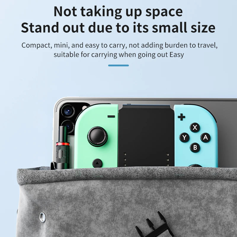 AOLION Portable Switch joncon Charging Grip Compatible With OLED 3400mAh Ultra Long Battery Life Stylish Gaming Accessory