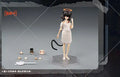 Original In Stock 1/12 Scale Female Soldier The Three Apes Do Not Smell Mobile Suit Girl Full Set 6inch Action Figure Doll