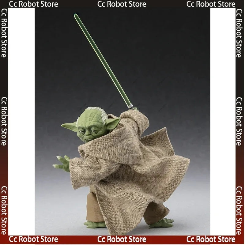 [In Stock] 100% Original Bandai S.H.Figuarts Yoda Classic Edition Star Wars Episode III: Revenge of The Sith Action Figure Toy