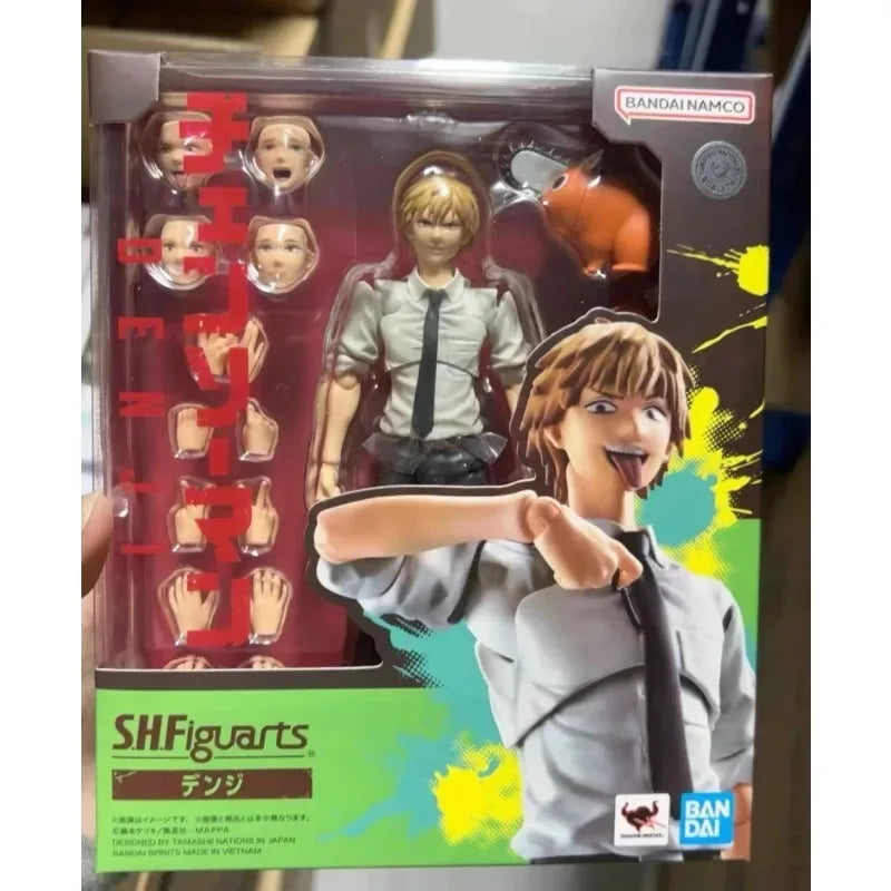 Fast shipping Bandai S.H.Figuarts SHF Chainsaw Man Aki Hayakawa Model Kit SHF PVC about 14.5cm Action Figures Model Toys Figure